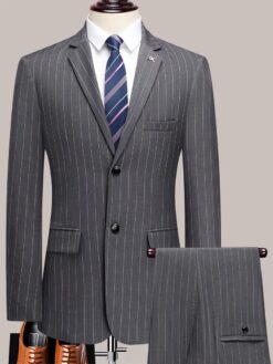 Professional Striped Suit Set