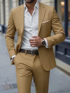 Men’s Slim-Fit Two-Piece Formal Suit